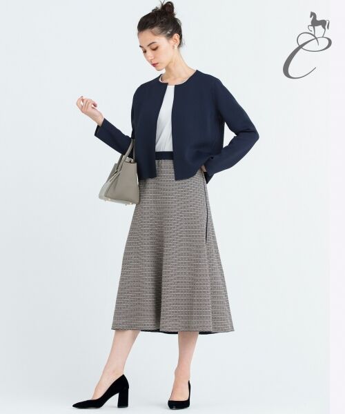 Class Lounge】SABRE STRETCH カーディガン ジャケット （ノーカラー