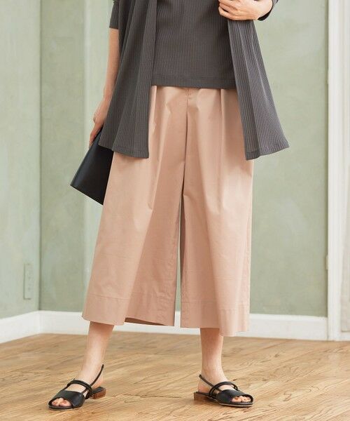 セール】 【カタログ掲載・洗える】タックガウチョ パンツ （その他