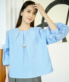 セール】 ペイズリープリントボウタイ ブラウス （シャツ・ブラウス