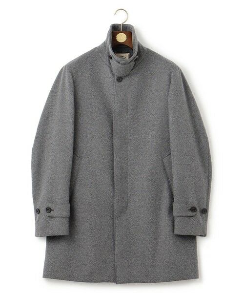 定番】ウールカシミヤビーバーステンカラーコート （ステンカラー
