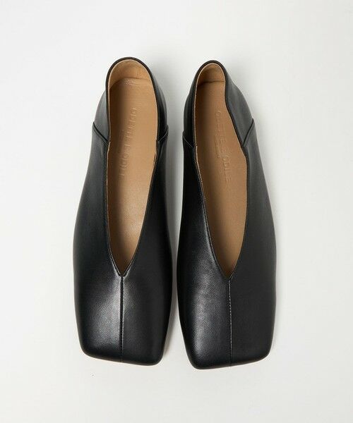 セール】 オブリークスクエアトゥフラット15↓↑ （フラットシューズ