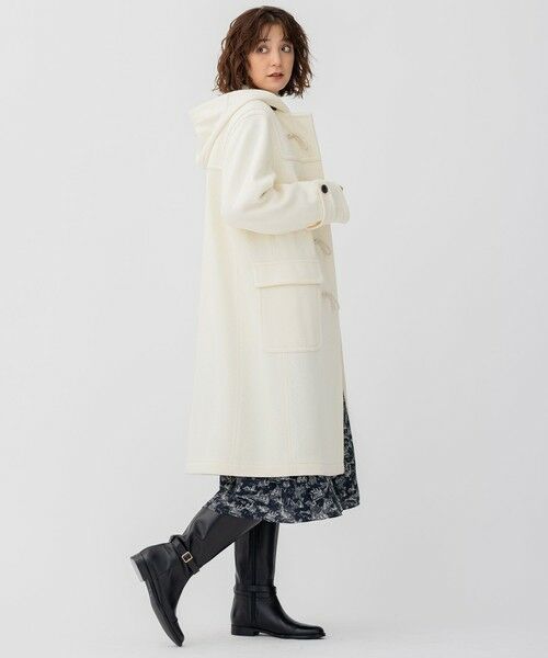 セール】 ヘリンボーン ダッフルコート （ダッフルコート）｜L size