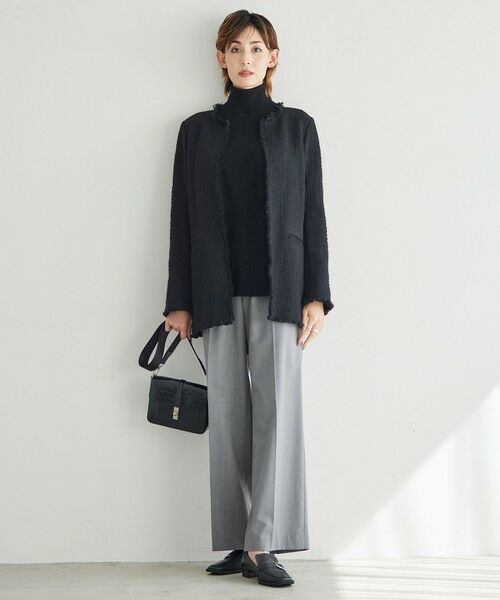 セール】 【セットアップ着用可能】ロービングツイード ノーカラー