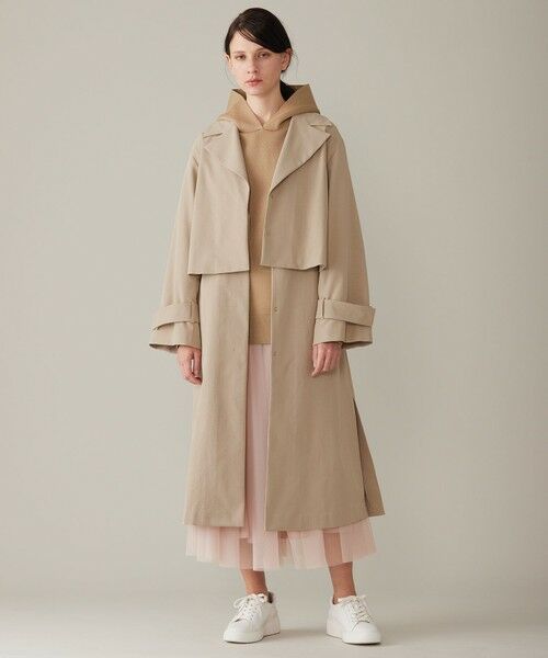 セール】 【洗える】4WAYトレンチ コート （トレンチコート）｜L size