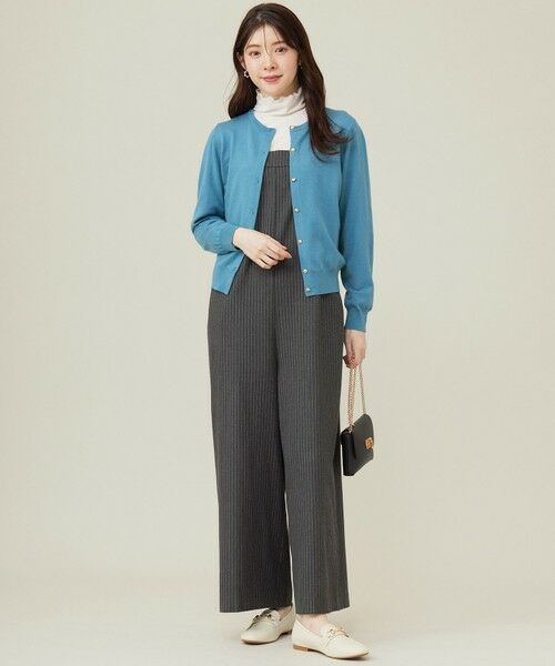 セール】 【洗える】起毛ストライプ ロンパース （サロペット