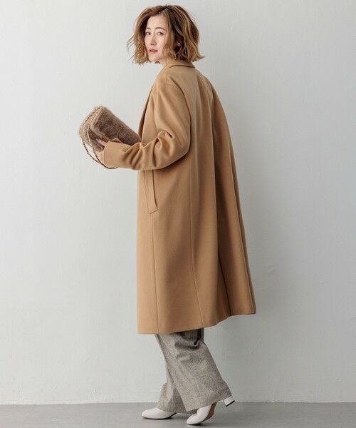 滝沢眞規子さん着用】ウールカシミヤビーバー チェスターコート