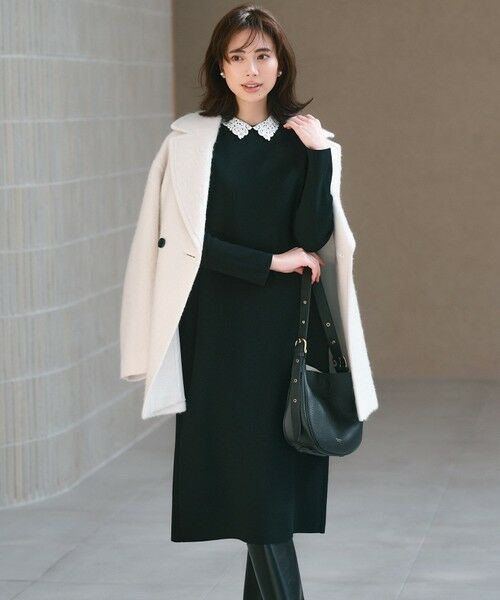 セール】 【Oggi1月号掲載】ループカットシャギー コート （ピーコート