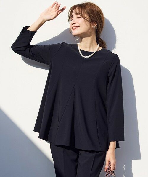 洗える】セレモニーダブルクロス ブラウス （シャツ・ブラウス）｜L