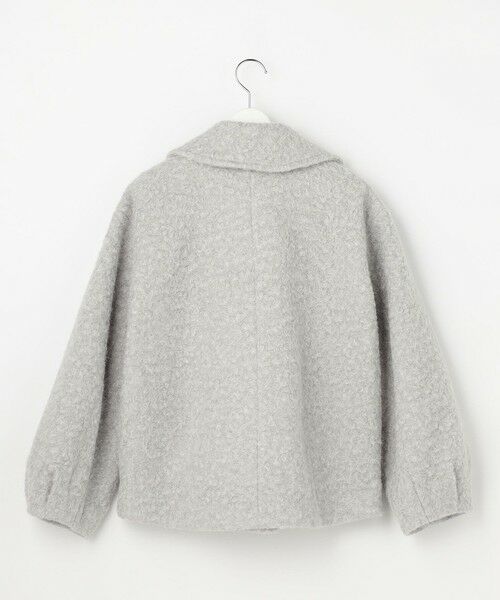 2WAY】ブークレーシャギーラメ アウター （ピーコート）｜L size