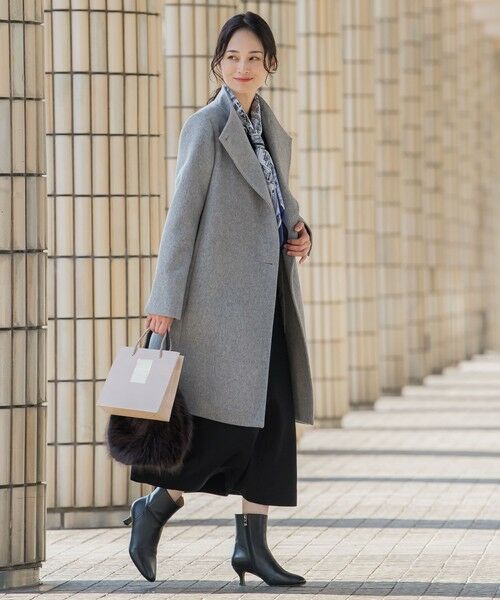 セール】 ウールスムースワンピース （ロング・マキシ丈ワンピース