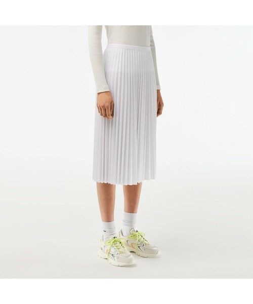 セール】 プリーツスカート （ロング・マキシ丈スカート）｜LACOSTE