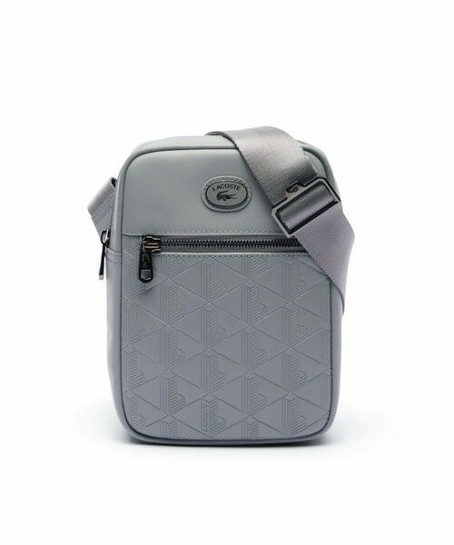 NOMOGRAMME スプレットレザー モノグラムショルダーバッグ