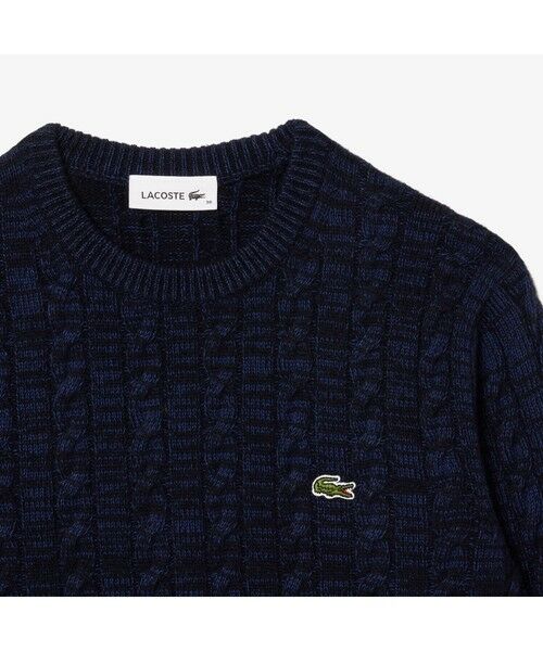 セール】 メランジェニットケーブルセーター （ニット・セーター