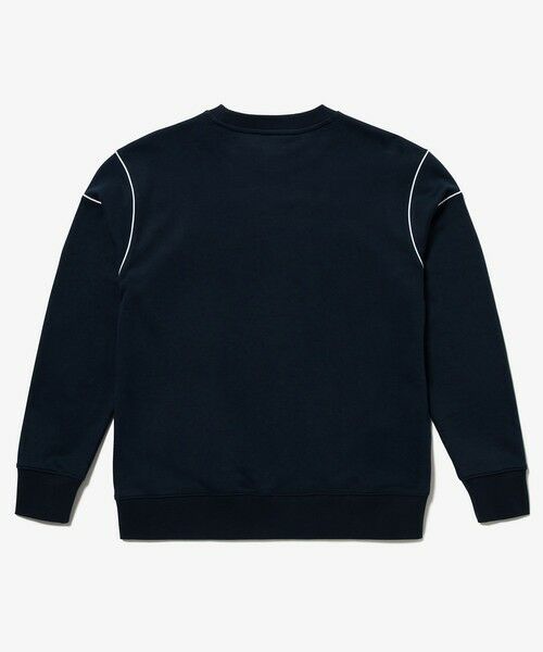 セール】 アウトラインネームステッチクルーネックスウェット