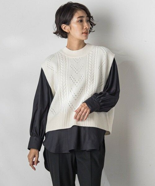 セール】 HAMILTONニットベスト≪手洗い可能≫ （ニット・セーター