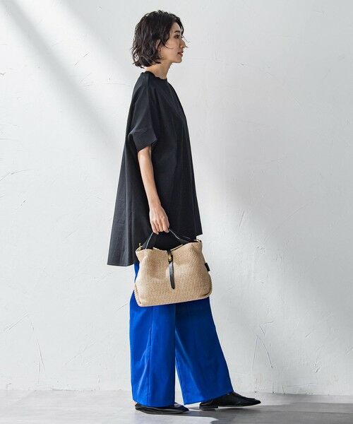 セール】 【VIOLAd'ORO】イタリアンラフィアシート2WAYトートバッグ