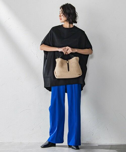 セール】 【VIOLAd'ORO】イタリアンラフィアシート2WAYトートバッグ