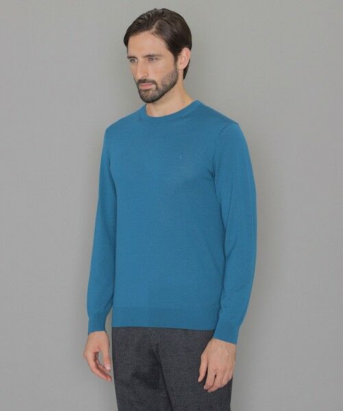 セール】 【LEON掲載】14ゲージウォッシャブルウールクルーネック