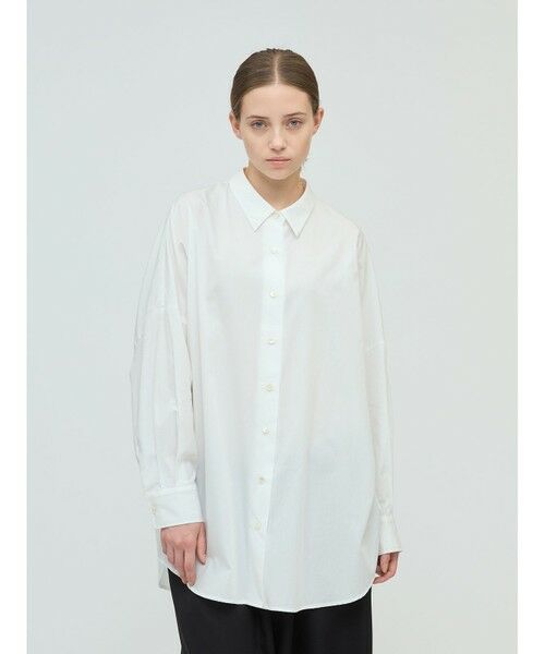 セール】 mizuiro ind ワイドチュニックシャツ （シャツ・ブラウス