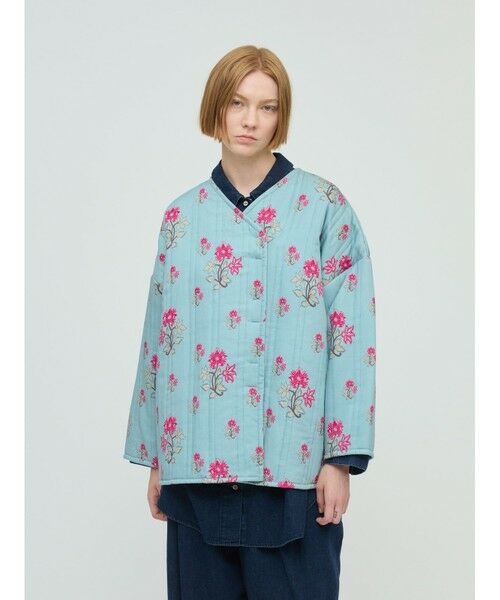 セール】 mizuiro ind プリントキルティングジャケット （その他