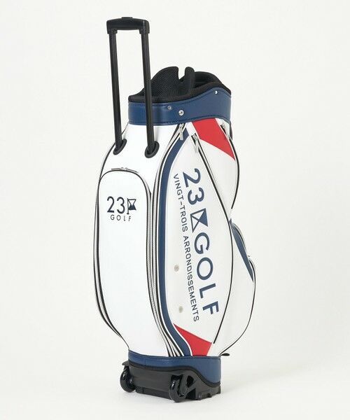 セール】 【UNISEX】セルフスタンドバッグ内蔵キャディバッグ キャリー