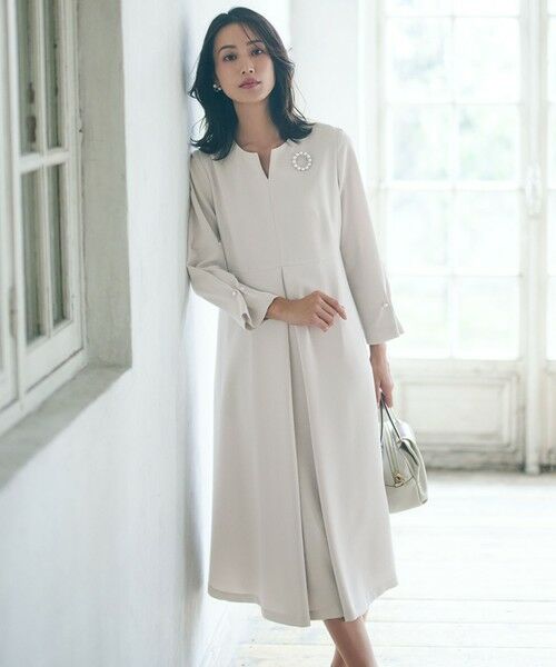 セール】 【VERYコラボ 】トリアセダブルジョーゼット ワンピース