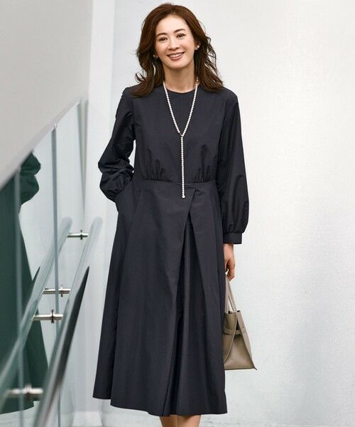 セール】 【VERYコラボ】ラスタークロス タックワンピース （ロング