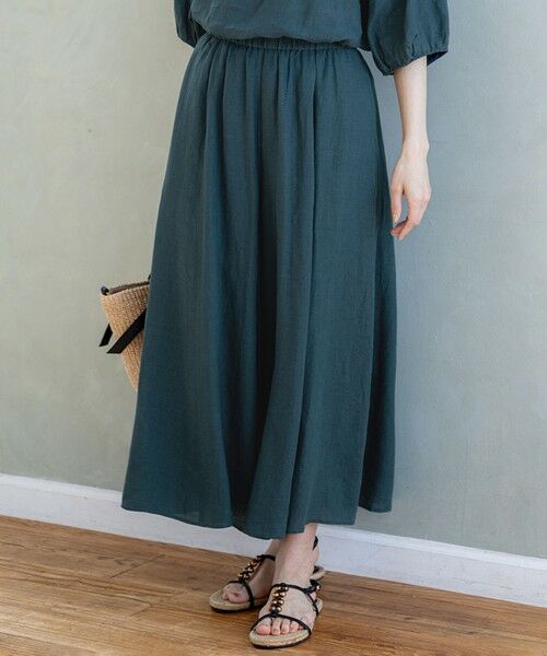 セール】 【洗える】LIBECOリネン ガウチョ パンツ （その他パンツ