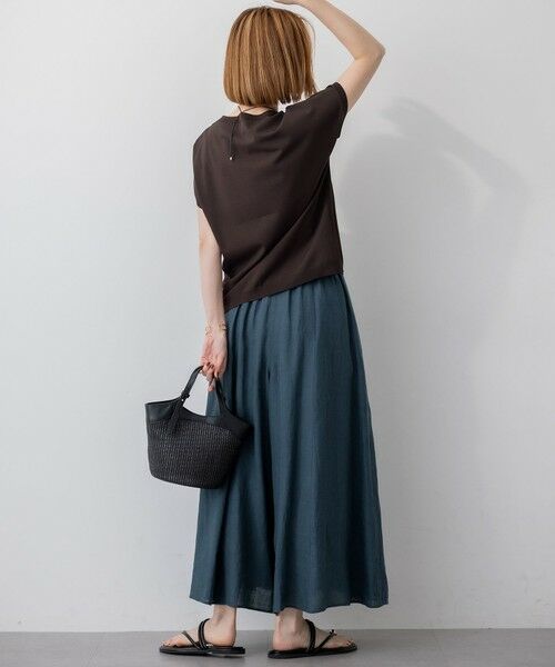 セール】 【洗える】LIBECOリネン ガウチョ パンツ （その他パンツ