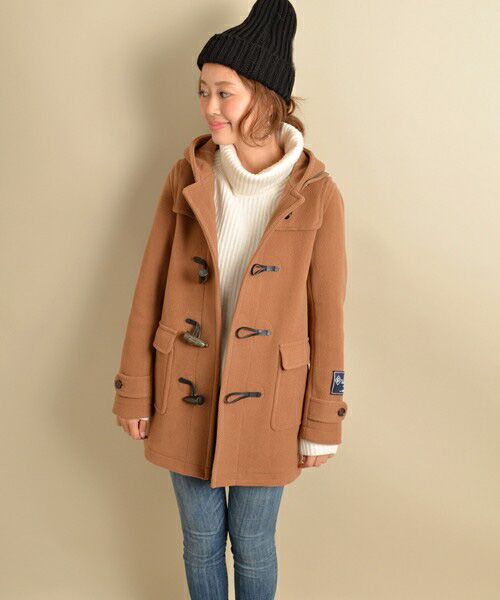 セール】 VALLOMBROSA ダッフルコートcamel.navy◇ （ダッフルコート