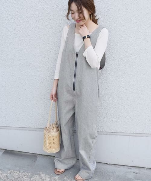 セール】 【SHIPS 別注】UNIVERSAL OVERALL ジップオーバーオール