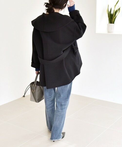 セール】 quaranciel: リバー ケープ ショート コート 25AW （その他