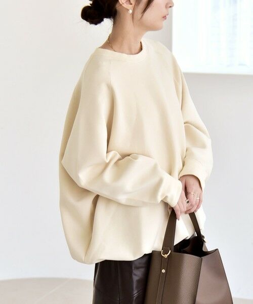 一部追加予約》quaranciel:〈洗濯機可能〉ポンチ ドロスト ルーズ プル