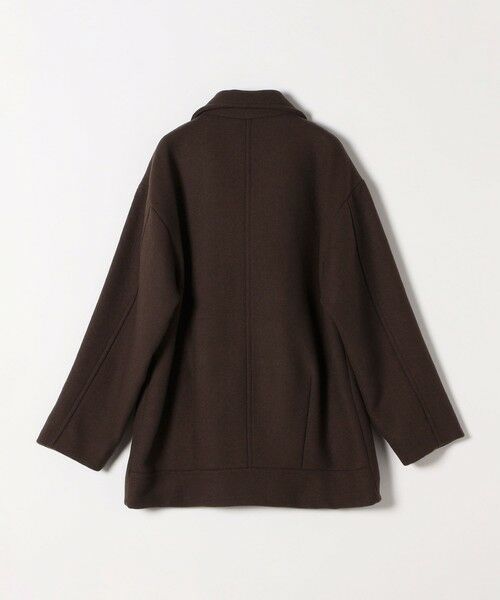 セール】 SHIPS any: ウール ミックス コクーン ショート Pコート
