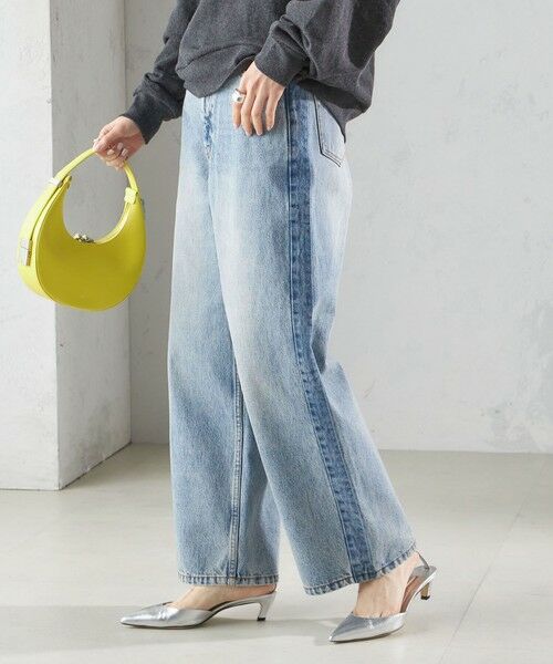 セール】 〈洗濯機可能〉パッチワーク デニム （デニムパンツ）｜SHIPS