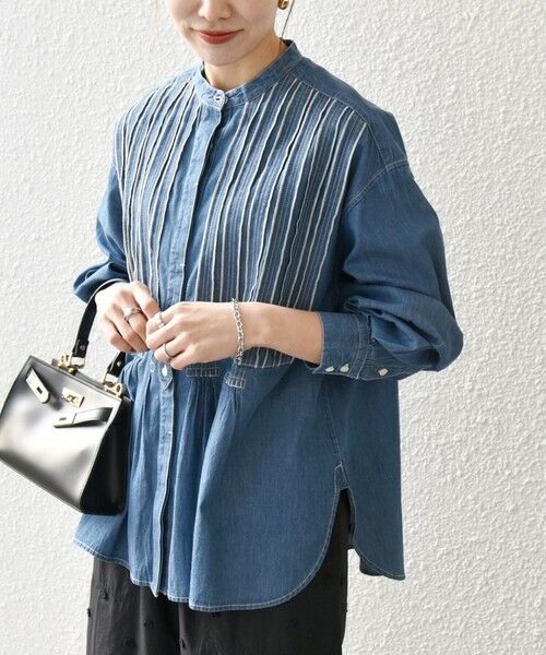 セール】 【WEB限定】SHIPS any:〈洗濯機可能〉デニム シーム バンド