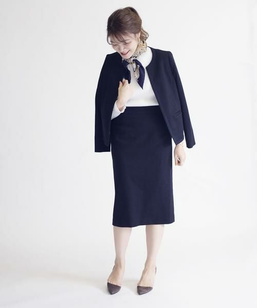 セール】 ジャージーツイードノーカラージャケット 20SS《フォーマル