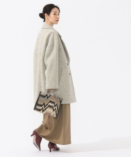 セール】 ダブルブレストツイードコート◇ （その他アウター）｜SHIPS