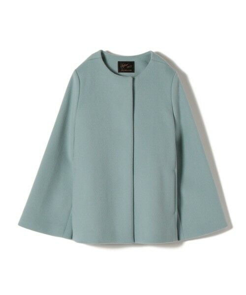 セール】 SUPER140ノーカラーショートコート （その他アウター