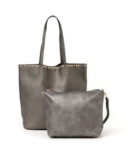 SHIPS any: 2WAY スタッズ ビッグトート （トートバッグ）｜SHIPS