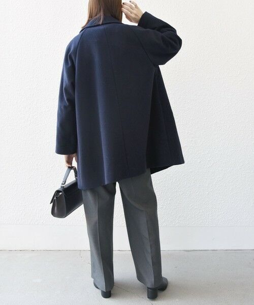 セール】 SHIPS any: PONTETORTO スタンド & ダブル カラー コート