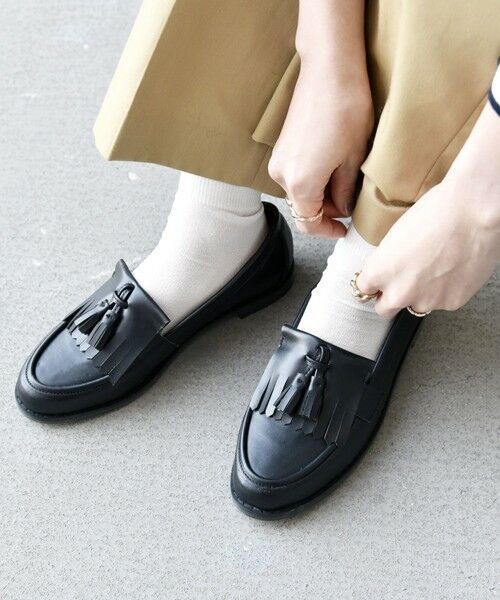 セール】 SHIPS any: タッセル ローファー （フラットシューズ