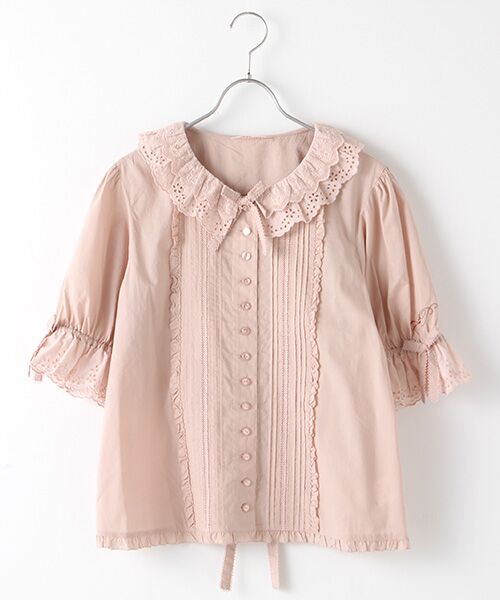 レースフリル衿ブラウス （シャツ・ブラウス）｜PINK HOUSE / ピンク