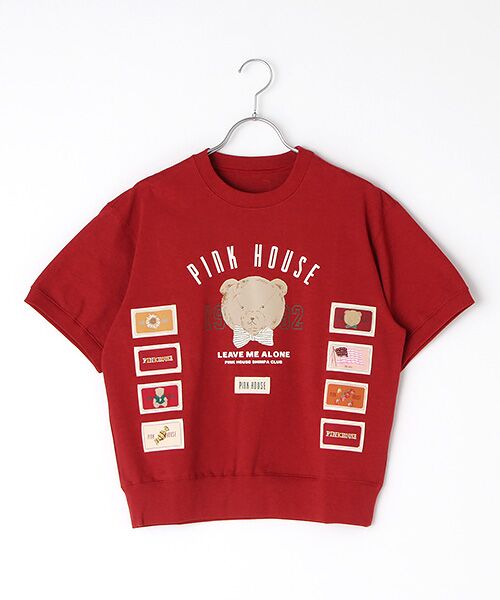 顔くまプリントプルオーバー （スウェット）｜PINK HOUSE / ピンク