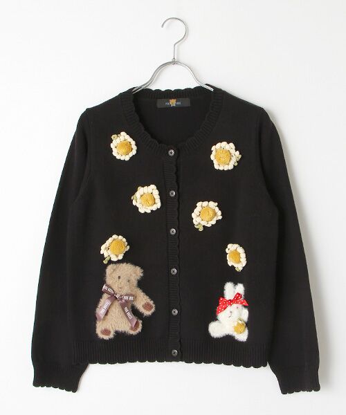 セール】 ひな菊ロンドモチーフカーディガン （カーディガン・ボレロ