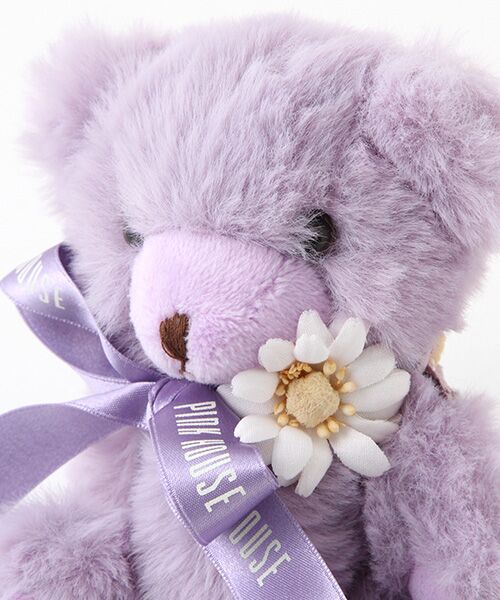 セール】 くまぬいぐるみコサージュ （ブローチ・コサージュ）｜PINK