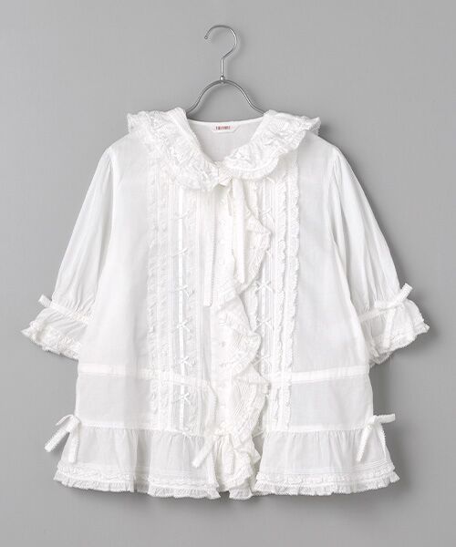 フード付きローンオーバーブラウス （シャツ・ブラウス）｜PINK HOUSE