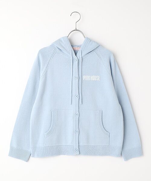 セール】 桜Teddy編み込みニットパーカー （カーディガン・ボレロ