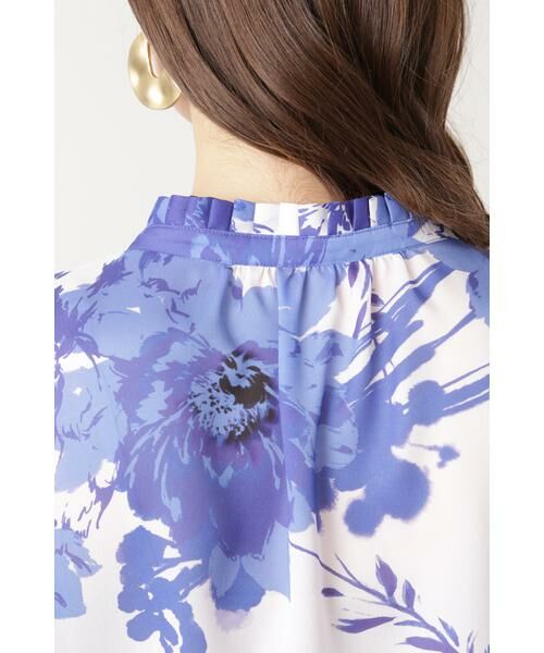 ◇グラデーションフラワープリントブラウス （シャツ・ブラウス