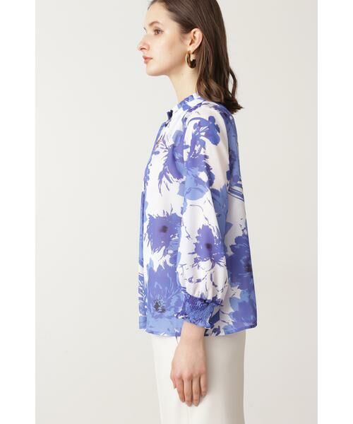 ◇グラデーションフラワープリントブラウス （シャツ・ブラウス